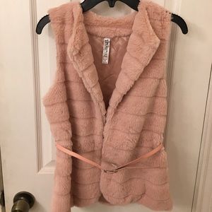 Girls belted vest